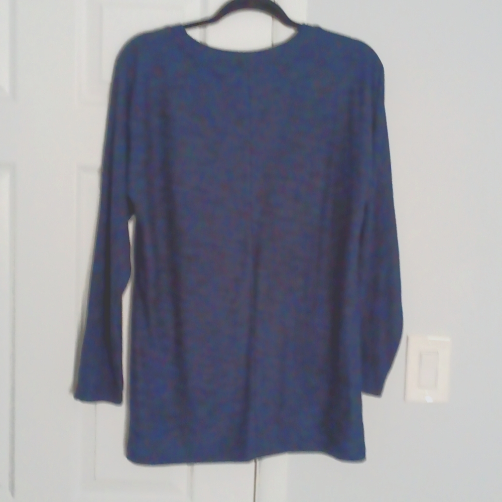 3 For $15 NWT Christopher & Banks sweatshirt like top - Picture 3 of 3